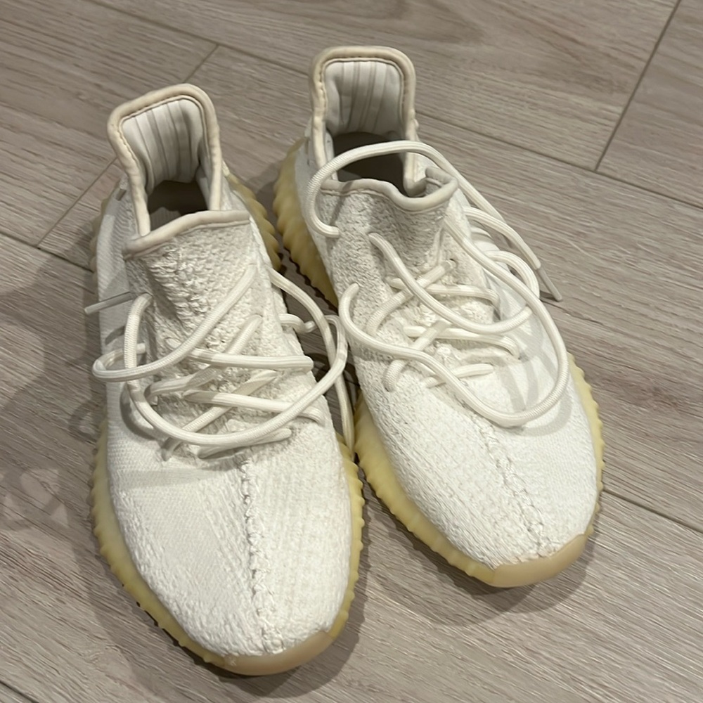 Adidas Yeezy boost white sneakers
